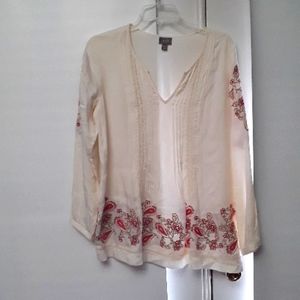 J.Jill blouse size M beige